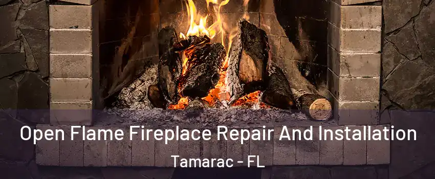  Open Flame Fireplace Repair And Installation Tamarac - FL